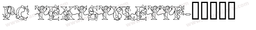 PC TEXTSTYLEttf字体转换
